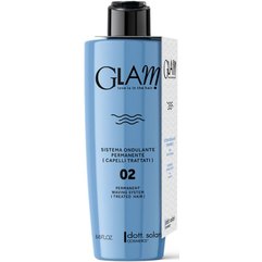 Перманентна завивка 02 для пошкодженого та фарбованого волосся Dott. Solari Glam Waving System 02 Permanent Treated Hair, 250ml, фото 