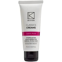 Dr. Kadir Hydrolactan Moisturizer For Normal-Oily Skin Зволожуючий крем для нормальної - жирної шкіри, 75 мл, фото 