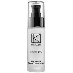 Dr. Kadir Light E + C Eye Neck & Decolte Cream Крем для області навколо очей і шиї c вітамінами, 30 мл, фото 