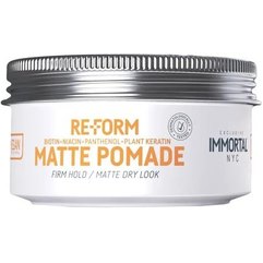 Помада для укладки волос матовая Immortal Vegan Re Form Matte Pomade, 150 ml