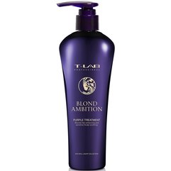 Фиолетовый кондиционер для коррекции цвета и питания T-Lab Professional Blond Ambition Purple Treatment, 300 ml