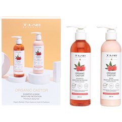 Набор для тонких и возрастных волос T-Lab Professional Castor Shampoo and Mask Set