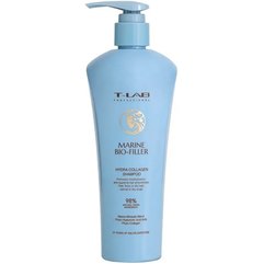 Шампунь для волосся з гідролізованим колагеном T-Lab Professional Marine Bio-Filler Hydra Collagen Shampoo, 300 ml, фото 