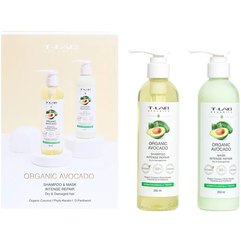 Набор для сухих и поврежденных волос T-Lab Professional Organic Avocado Shampoo and Mask Set
