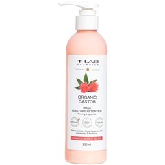 Маска для тонких и возрастных волос T-Lab Professional Organic Castor Moisture Retention Mask, 250 ml