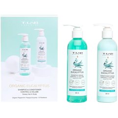 Набор по уходу за жирными волосами T-Lab Professional Organic Eucalyptus Shampoo and Conditioner Set