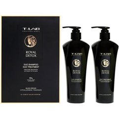 Набір T-Lab Professional Royal Detox Duo Shampoo and Duo Treatment Set, фото 