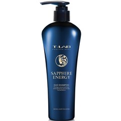 Шампунь для зміцнення та анти-ейдж ефекту T-Lab Professional Sapphire Energy Duo Shampoo, 300 ml, фото 