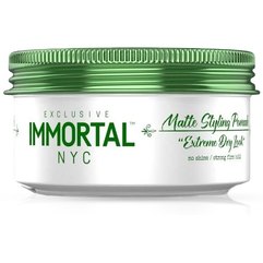 Матова глиняна помада для волосся Immortal Extreme Matte Dry Look Hair Wax, 150 ml, фото 