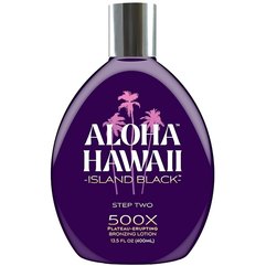 Крем для солярію для екстра темної засмаги Brown Sugar Aloha Hawaii Island Black 500X, 400 ml, фото 