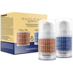 Набір Антиоксидантний зволожуючий + Нічний відновлюючий комплекси Keenwell Evolution Sphere, фото 