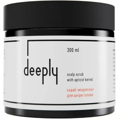 Скраб для шкіри голови deeply Scalp Scrub With Apricot Kernel, 300 ml, фото 
