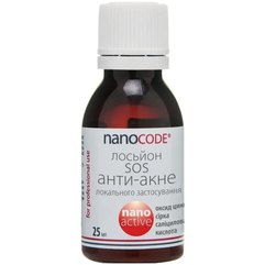 NanoCode Лосьйон СОС Анти-акне локального застосування, 25 мл, фото 