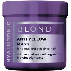 Маска для світлого та знебарвленого волосся Unic Hyaluronic Blond Anti-Yellow, 500 ml, фото 