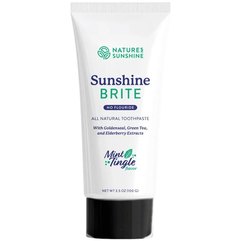 NSP Sunshine Brite with green tea leaf extract Зубна паста з екстрактом листя зеленого чаю, 100 г, фото 
