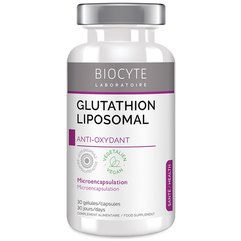 Харчова добавка Антиоксидант Biocyte Glutathion Liposomal, 30gel, фото 