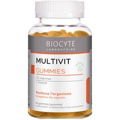 Желейні мультивітаміни Biocyte Multivit Gummies, 60gummies, фото 
