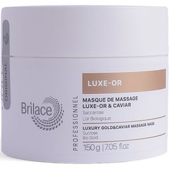 Массажная маска с золотом и икрой Brilace Luxury Gold & Caviar Massage Mask, 200 g