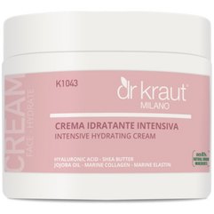 Интенсивный увлажняющий крем с гиалуроновым кислотой и морским коллагеном Dr.Kraut Intensive Hydrating Cream With Hyaluronic Acid, 500ml