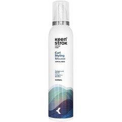 Мусс для фиксации и увлажнения вьющихся волос Keen Strok Curl Styling - Normal Fixing Mousse, 240 ml