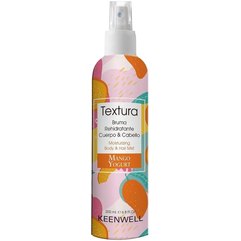 Ароматический спрей-мист для волос и тела Манго и Йогурт Keenwell Textura Moisturizing Body & Hair Mist Mango Yogurt, 200 ml