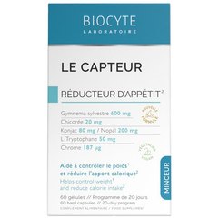 Добавка дієтична Зменшення апетиту та потягу до солодкого Biocyte Le Capteur, 60 gelules, фото 