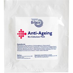 Омолаживающая биоцеллюлозная маска Brilace Des Soins Professionnels Anti-ageing Bio-Cellulose Mask, 1 piece