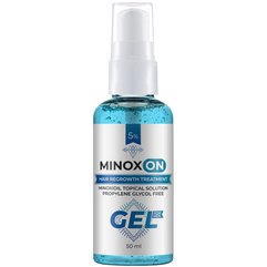 Гель чоловічий для росту волосся без пропіленгліколю Minoxon Gel Minoxidil 5%, 50 ml, фото 