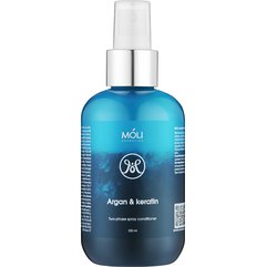 Двофазний спрей-кондиціонер з олією арганії та кератином Moli Cosmetics Argan Spray, 200 ml, фото 