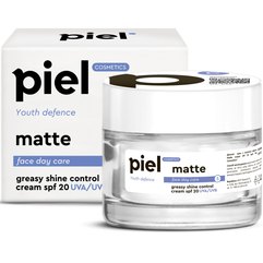 Денний крем зволожуючий з матуючим ефектом Piel Cosmetics Youth Defence Silver Cream Matte, 50 ml, фото 