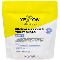 Пудра освітлююча делікатна Yellow Professional Scalp Bleach 7 Levels Of Lift, 500 g, фото 