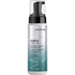 Увлажняющая пенка для локонов Joico Curls Like Us Smooth & Bounce Foam, 200 ml