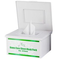 Тканевые хлопковые маски пропитанные успокаивающим бустером KRX Aesthetics Cica Sheet Mask Pack, 30 шт