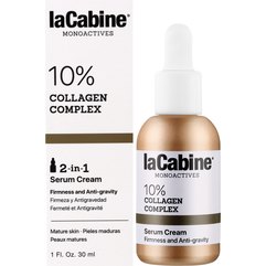 Крем-сироватка для зрілої шкіри обличчя La Cabine Collagen Boost 10% Complex 2 in 1 Serum Cream, 30 ml, фото 