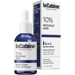 Крем-сироватка для обличчя La Cabine Glycolic Acid Monoactives 10% Serum Cream, 30 ml, фото 