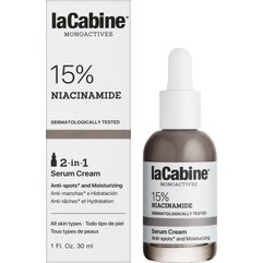 Крем-сыворотка для пигментных пятен La Cabine Niacinamide Pro 15% 2 in 1 Serum Cream, 30 ml