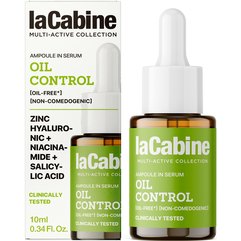 Концентрована балансуюча та матуюча сироватка для комбінованої та жирної шкіри La Cabine Oil Control Serum, фото 