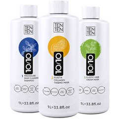 Набор для выпрямления и восстановления волос Ten Ten 10/10 Plastia Collagen Kit