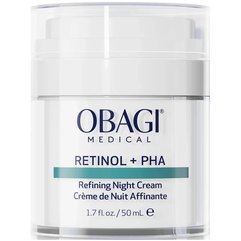 Відновлюючий нічний крем з ретинолом та РНА-кислотами Obagi Retinol + PHA Refining Night Cream, 50 ml, фото 
