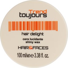 Віск для блиску волосся Trend Toujours Hair&Face Hair Delight Shiny Wax, 100 ml