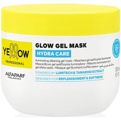 Маска для увлажнения и блеска волос Yellow Glow Gel Mask Hydra Care, 300 ml