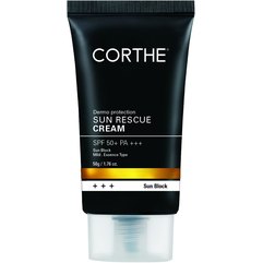 Відновлювальний сонцезахисний крем для сухої та чутливої шкіри Corthe Dermo Protection Sun Rescue Cream SPF 50+ PA+++, 50 g, фото 