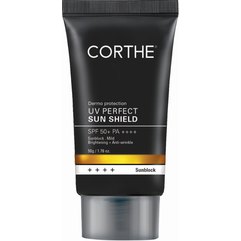 Антивіковий сонцезахисний крем з освітлюючим ефектом Corthe Dermo Protection UV Perfect Sun Shield  SPF 50+ PA+++, 50 g, фото 