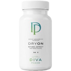 Пудра абсорбер проти гіпергідрозу (пітливості) DivaPharm DryON, 90 g, фото 