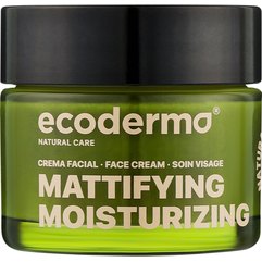 Матувальний зволожувальний крем для обличчя Ecoderma Mattifying Moisturizing Face Cream, 50 ml, фото 