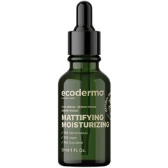 Матувальна зволожувальна сироватка для обличчя Ecoderma Mattifying Moisturizing Face Serum, 30 ml, фото 