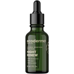 Нічна сироватка для інтенсивного відновлення шкіри обличчя Ecoderma Night Renew Face Serum, 30 ml, фото 