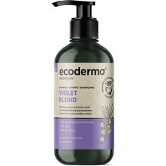 Шампунь для світлого волосся з ягодами асаї та амінокислотами Ecoderma Violet Blond Shampoo, 500 ml, фото 