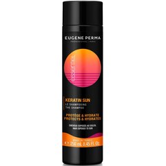 Зволожувальний шампунь після впливу сонця Eugene Perma Essentiel Keratin Sun Shampoo, 250 ml, фото 