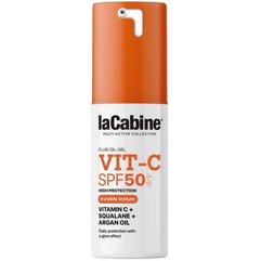 Сонцезахисний гель-флюїд La Cabine Vit-C Invisible SPF50 Fluid Oil Gel, 30 ml, фото 